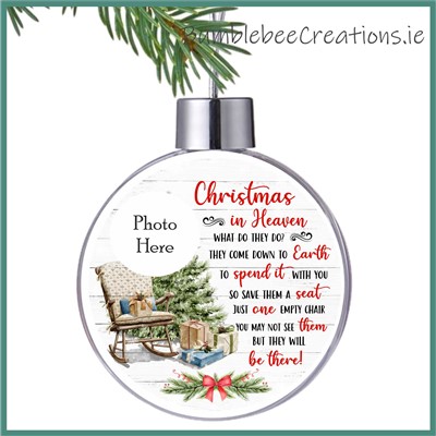 Christmas in Heaven Christmas Bauble B
